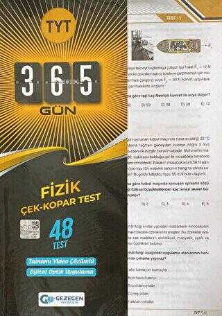 TYT Fizik Çek Kopar Yaprak Test (Yeni)