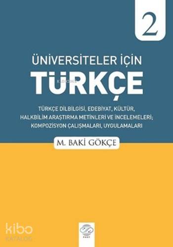 Üniversiteler için Türkçe 2 - Kitapiks.com