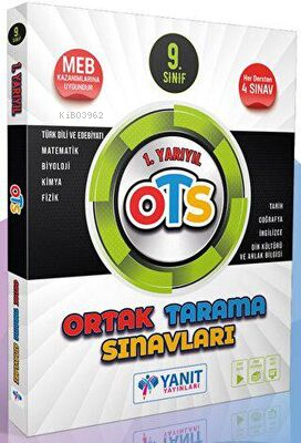 Yanıt Yayınları 9. Sınıf 1. Yarıyıl Ortak Tarama Sınavları