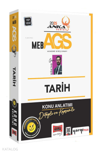 Yargı Yayınları 2025 MEB-AGS Anka Serisi Tarih Konu Anlatımı - Kitapik