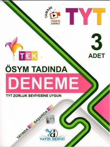 Yayın Denizi Yayınları TYT ÖSYM Tadında 3 Deneme Yayın Denizi