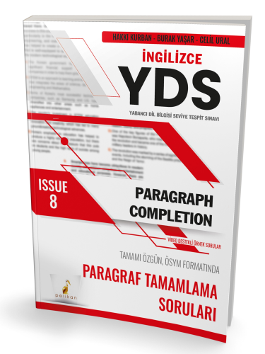 YDS İngilizce Paragraph Completion Issue 8 - Kitapiks.com