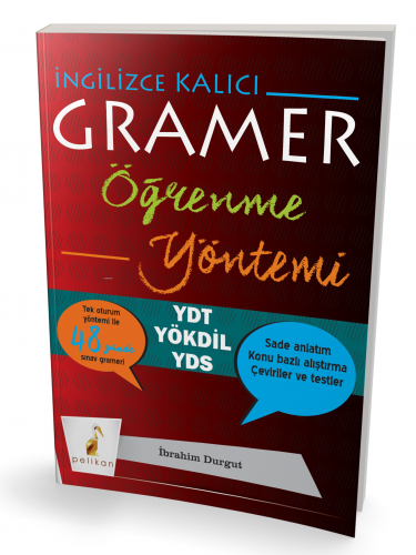 YDS-YKS Dil İngilizce Kalıcı Gramer Öğrenme Yöntemi - Kitapiks.com