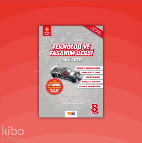 Yetsis Yayınları 8. Sınıf Teknoloji ve Tasarım Dersi Akıllı Defter - K