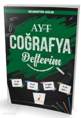 YKS AYT Coğrafya Defterim - Kitapiks.com