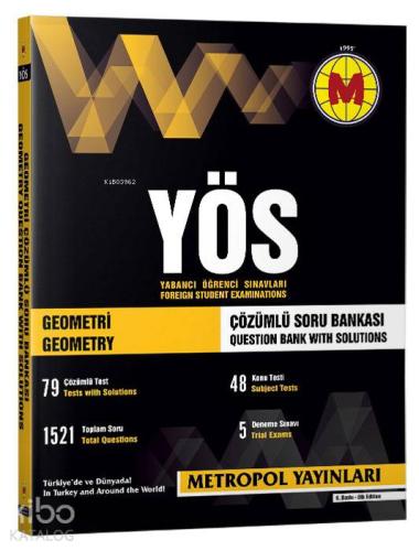 YÖS Geometri (Çözümlü Soru Bankası) - Kitapiks.com
